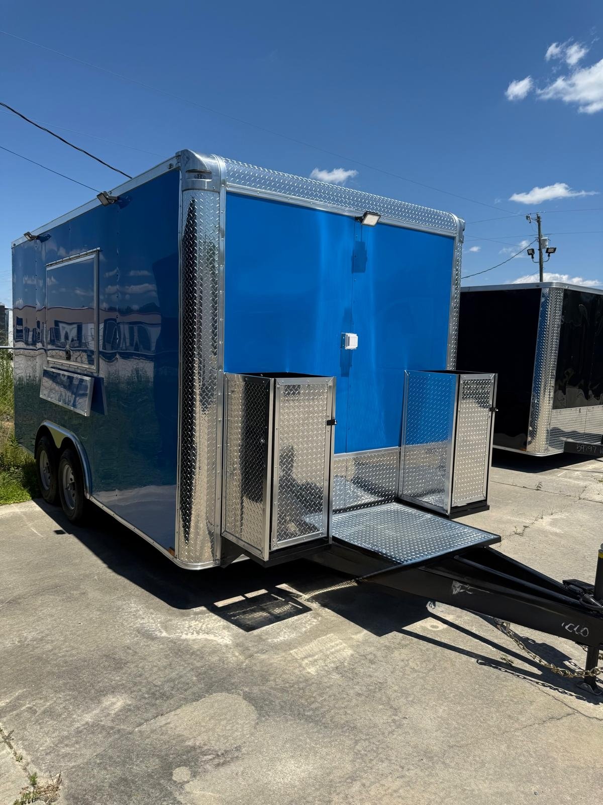 Custom concession food trailer